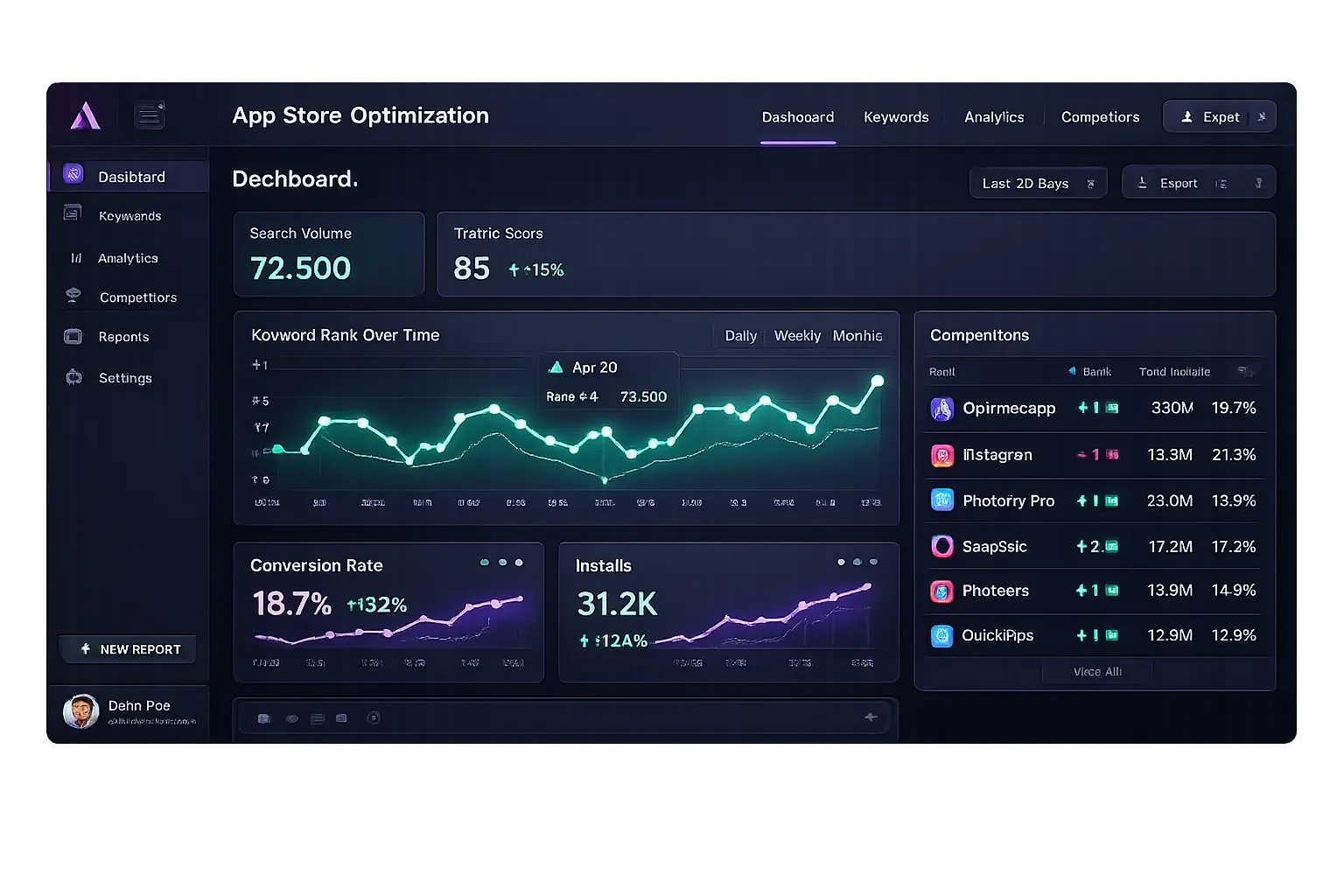 AppVisor Interactive Dashboard Preview