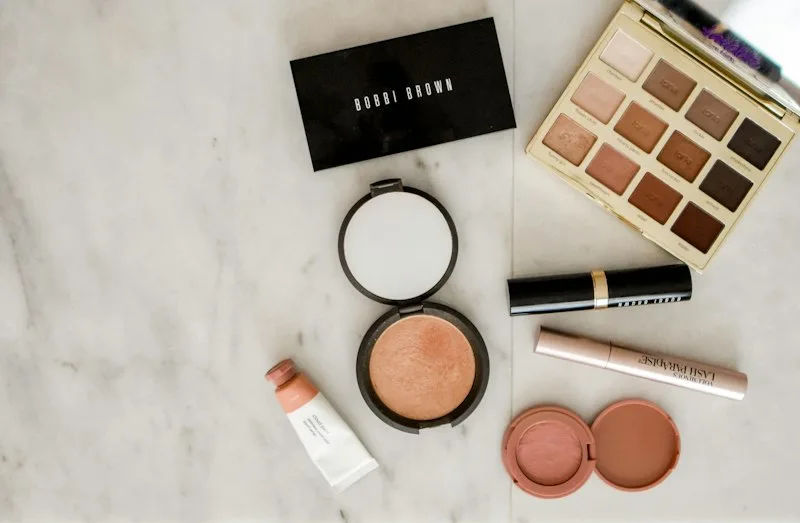 Beauty and Skincare Cosmetics Store on Laptop Screen