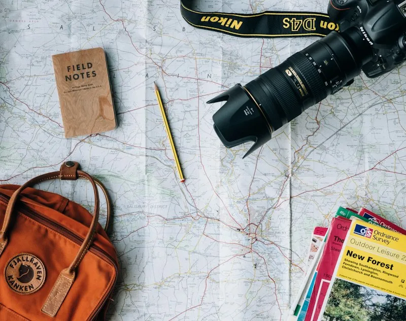 Travel and Tour Booking Website on Laptop Screen