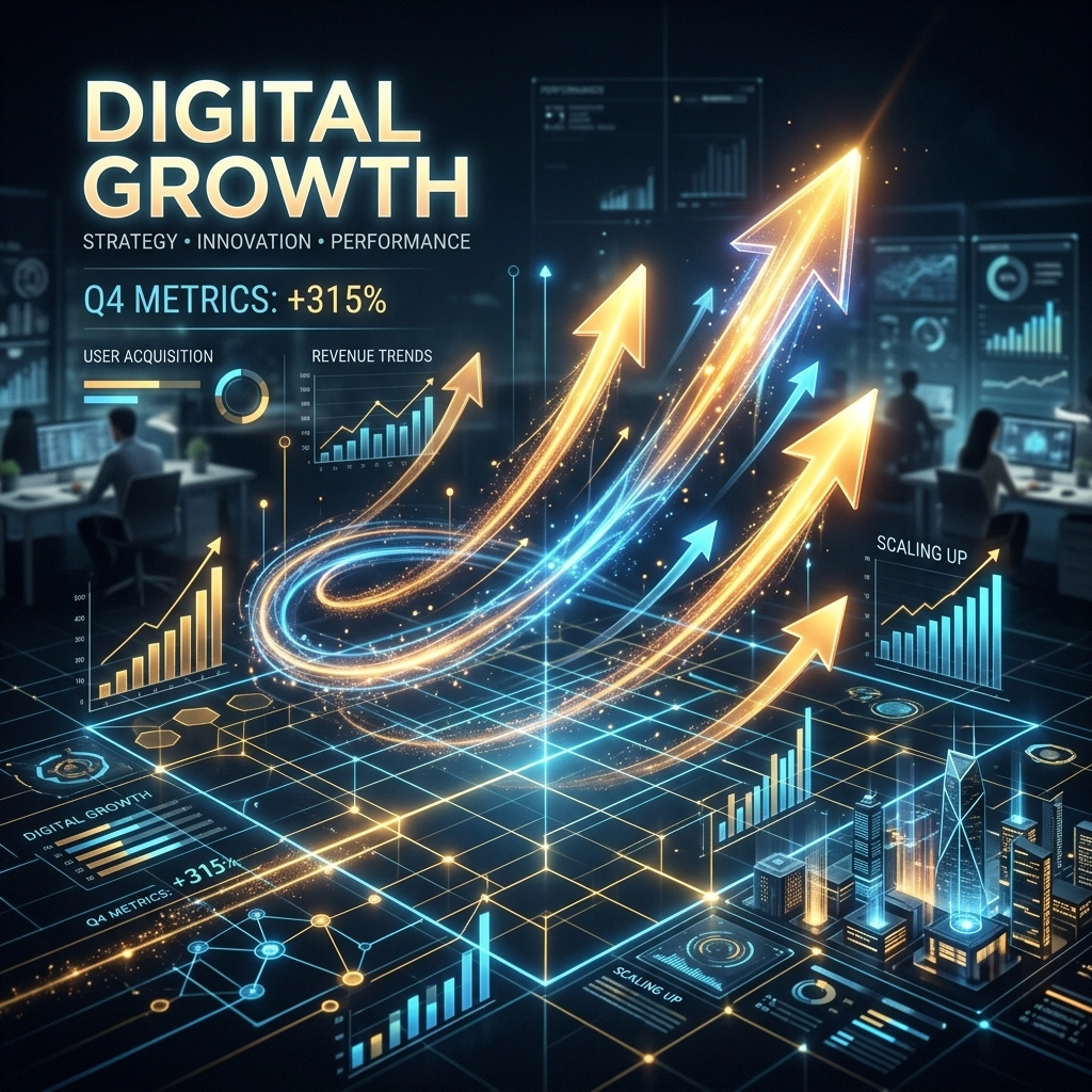 Digital Growth Concept
