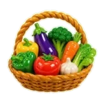 Kidsoz vegetables learning card for kids